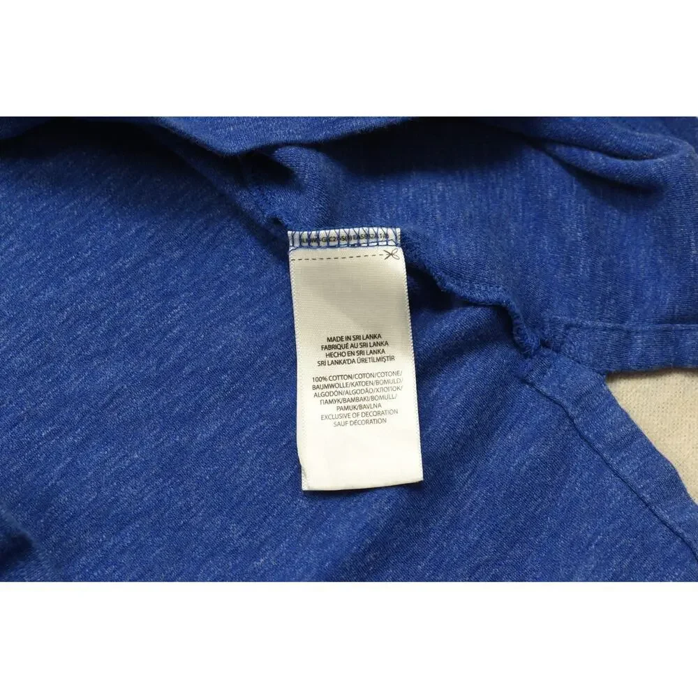 Polo Ralph Lauren Shirt Men 2XB Blue Heather Short Sleeve Cotton Big & Tall Pony